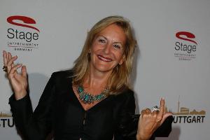 Gaby Hauptmann bei einer Veranstaltung in Stuttgart