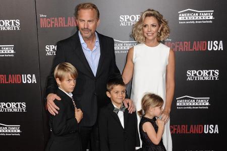 Kevin Costner zeigt sich nur selten mit seinen drei jüngsten Kindern im Rampenlicht