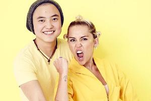 Miley Cyrus kämpft ganz in Gelb für die Rechte von Lesben, Schwulen, Bisexuellen und Transgendern