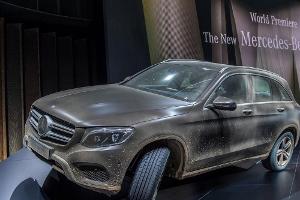 Verwirrende Weltpremiere des Mercedes GLC in Metzingen