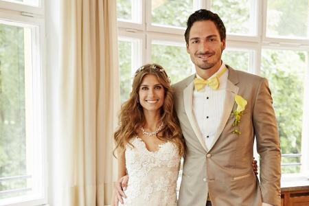 Das Brautpaar Cathy Fischer und Mats Hummels