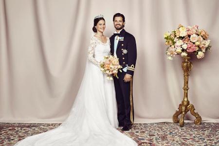 Das Brautpaar Sofia und Carl Philip von Schweden