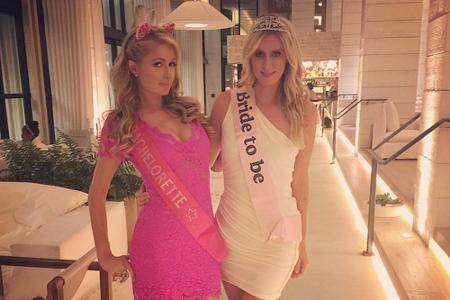 Die Nacht ist jung für Braut Nicky Hilton und ihre Brautjungfer Paris