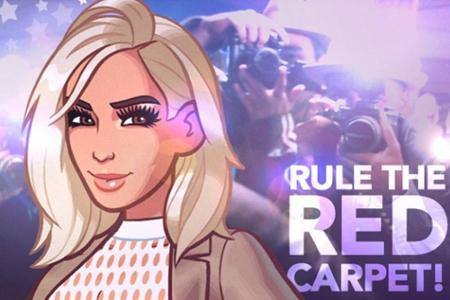 Für ihr Handy-Game präsentiert sich Kim Kardashian mit blonden Haaren