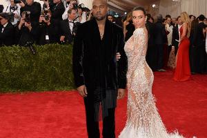 Kim Kardashian mit Ehemann Kanye West auf der Met Gala