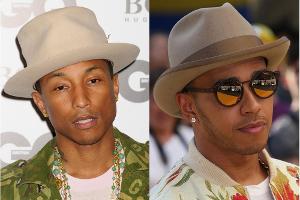 Pharrell Williams ist in Sachen Fashion das Vorbild von Rennfahrer Lewis Hamilton