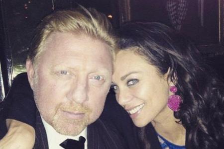 Die Eheleute Boris und Lilly Becker lächeln glücklich in die Kamera