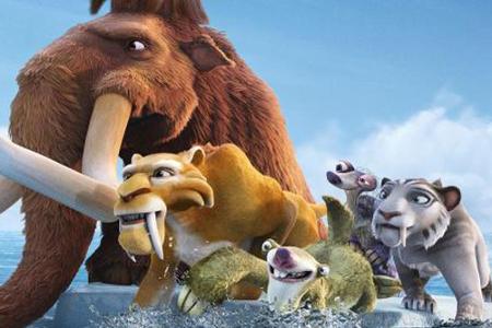 Nach der Verschiebung der Kontinentalplatten finden sich die Eiszeit-Helden plötzlich auf einer Eisscholle inmitten des Meer...