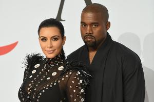 Kim Kardashian und Kanye West bei den 2015 CFDA Fashion Awards in New York