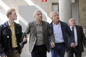 "Tatort: Ein ganz normaler Fall": Die Münchner Hauptkommissare Franz Leitmayr und Ivo Batic untersuchen den Mord in einer jü...