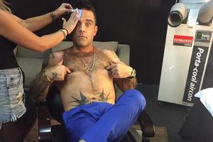 Robbie Williams ist aufgeregt vor seinem Auftritt bei der australischen Version von "X-Factor"