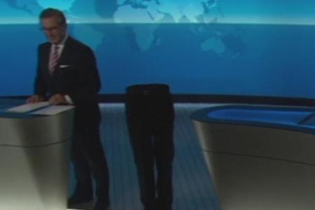 Zuerst sorgten die herrenlose Beine in den 