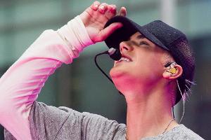 Justin Bieber bei einem Auftritt in New York