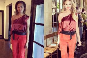 Fashion-Notfall: Ist der Babybauch das Problem von Chrissy Teigen?