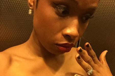 Jennifer Hudson musste für ihren Lippenstift einen neuen Platz finden