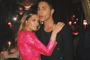 Sabia Boulahrouz und Olivier Rousteing in Paris