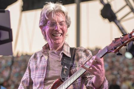 Phil Lesh bei einem Auftritt im Juli 2015 in Chicago