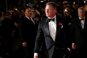 Daniel Craig bei der Weltpremiere des neuen Bond-Films "Spectre" am Montag in London