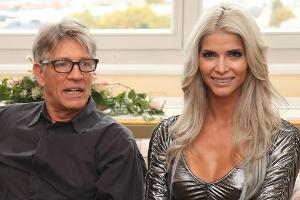 Micaela Schäfer und Eric Roberts bei einem Fototermin zum Film "Euro Kings"