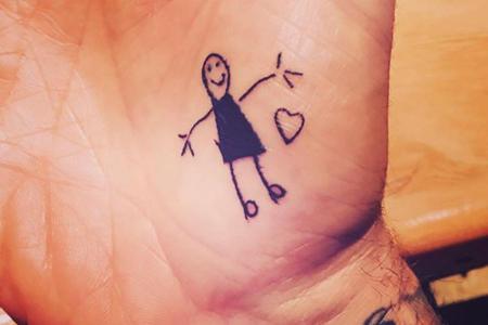David Beckham präsentiert sein neues Tattoo