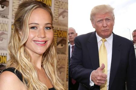 Jennifer Lawrence scheint nicht viel von Donald Trump als möglichem Präsidenten zu halten