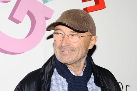 Phil Collins bei einem seiner seltenen öffentlichen Auftritte im Oktober 2015