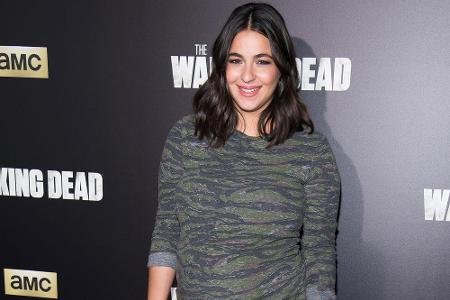 Alanna Masterson, hier noch mit Babybauch, hat eine Tochter zur Welt gebracht