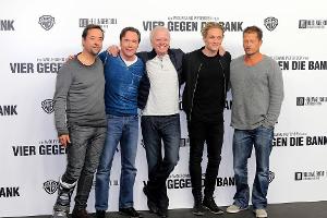 Alte Hasen im Filmgeschäft: Liefers, Herbig, Petersen, Schweighöfer und Schweiger (v.l.)