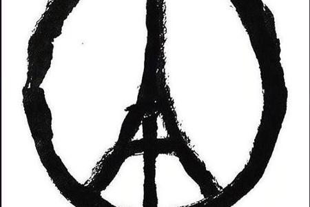 Vielen Stars posteten auf Twitter dieses Bild, um ihrer Trauer über die Geschehnisse in Paris Ausdruck zu verleihen