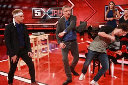 Filmreif! Jauch lässt die Fäuste fliegen