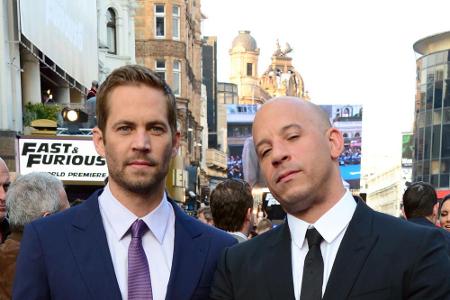 Sie waren Freunde und Kollegen: Paul Walker (li.) und Vin Diesel