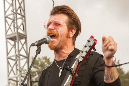 Eagles-of-Death-Metal-Frontmann Jesse Hughes bei einem Konzert im September