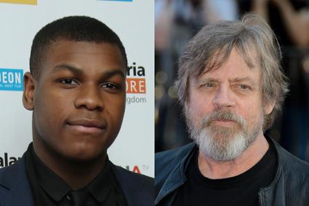 Auch John Boyega (l.) und Mark Hamill machen sich für Daniel Fleetwoods letzten Wunsch stark