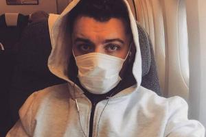 Sänger Sam Smith auf dem Weg von Japan nach Australien