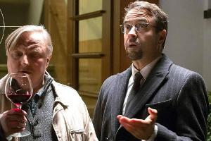"Tatort: Schwanensee": Fank Thiel (Axel Prahl) mit Professor Boerne (Jan Josef Liefers)