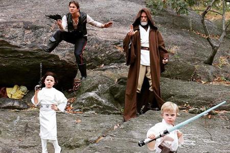 Der Apfel fällt nicht weit vom Stamm: Neil Patrick Harris und seine Familie sind im 