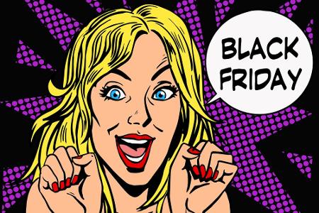 Ähnlich dürfte auch so manch reale Shopperin auf den Black Friday reagieren