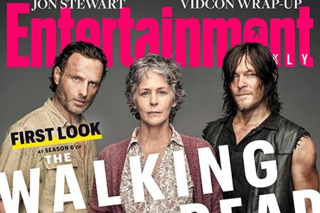 Andrew Lincoln, Melissa McBride und Norman Reedus in ihren 
