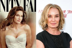 Eine gewisse Ähnlichkeit ist nicht zu leugnen: Links Caitlyn Jenner auf dem Cover der "Vanity Fair", rechts Jessica Lange