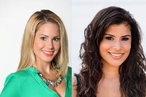 Angelina Heger (l.) darf sich statt Tanja Tischewitsch im Sommer-Dschungelcamp quälen