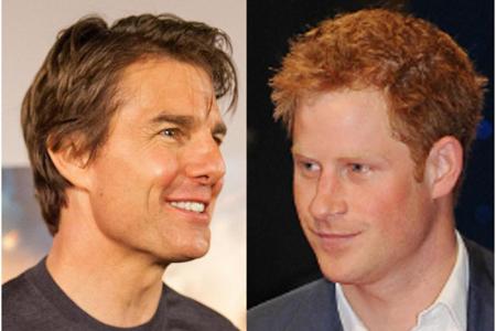 Arbeiten Tom Cruise (li.) und Prinz Harry bald zusammen an einem 