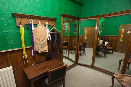 Die Umkleide aus dem Film gibt es im 