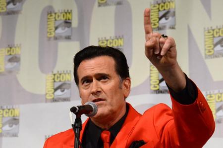 Ash-Darsteller Bruce Campbell am Freitag auf der Comic-Con in San Diego