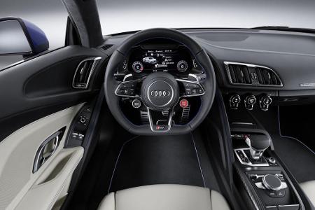 Innenraum R8: Virtuelles Cockpit, Sportlenkrad