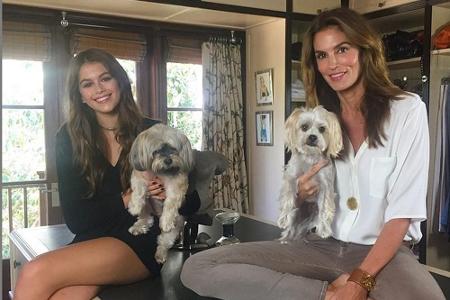 Kaia Gerber ist ihrer Mutter Cindy Crawford wie aus dem Gesicht geschnitten