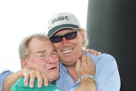 Fritz Wepper (l.) mit seinem Freund und Schönheitsdoc Prof. Werner Mang