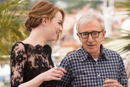 Emma Stone und Woody Allen gemeinsam in Cannes