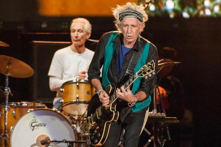 Keith Richards bei einem Auftritt im Juli 2015 in Quebec