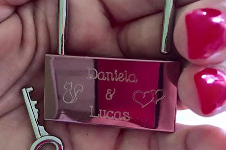 Ein Liebesschloss für Daniela Katzenberger und Lucas Cordalis