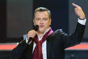 Hape Kerkeling während einer Aufzeichnung der ZDF-Sendung "Willkommen bei Carmen Nebel"